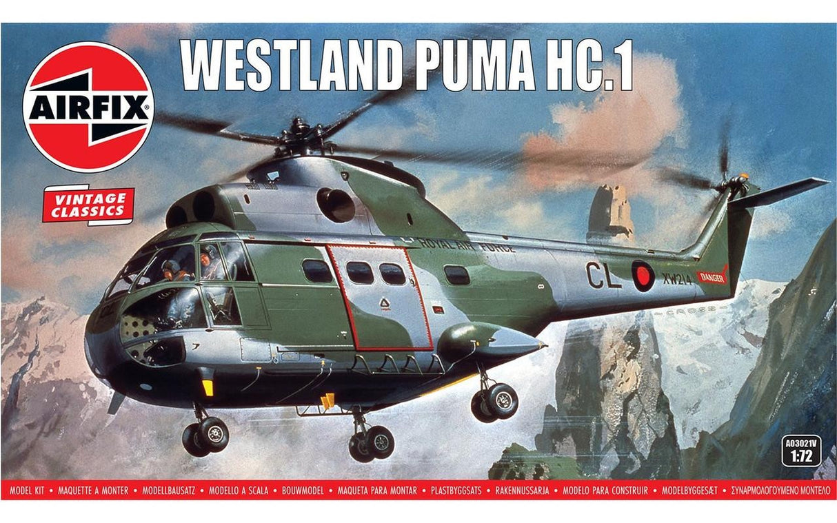 Airfix 1/72 Airfix Westland Puma HC.1 Plastic Model Kit #A03021VF