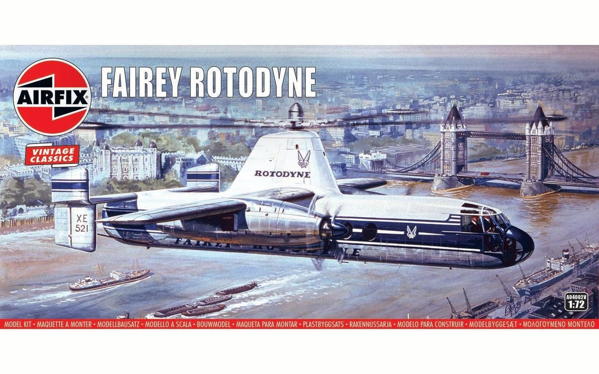 Airfix 1/72 Airfix Fairey Rotodyne Plastic Model Kit #A04002V