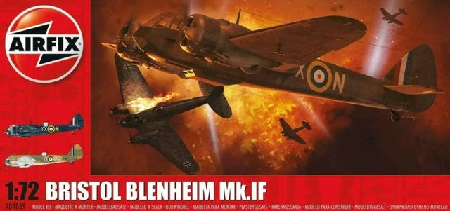 Airfix 1/72 Bristol Blenheim MK.if Plastic Model Kit #4059
