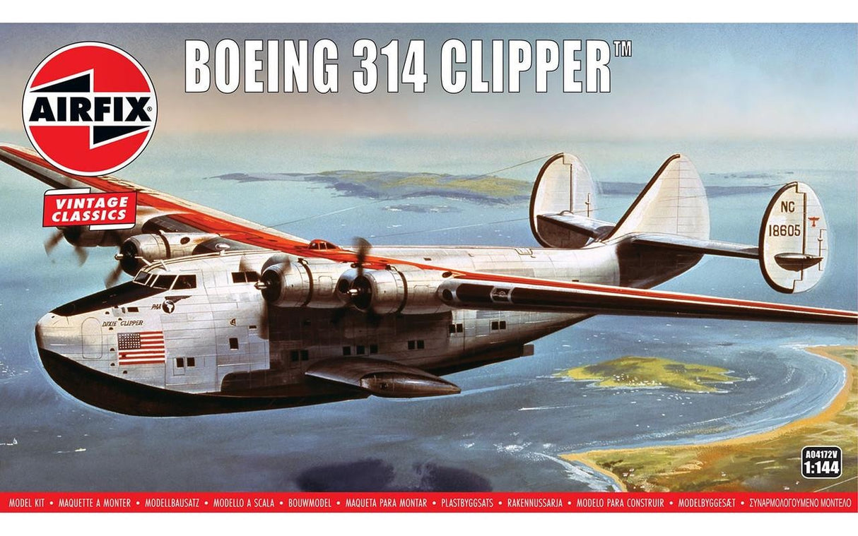 Airfix 1/144 Airfix Boeing 314 Clipper Plastic Model Kit #A04172V