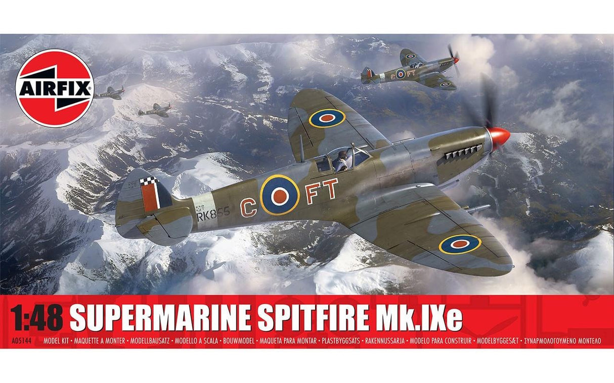 Airfix 1/48 Airfix Supermarine Spitfire Mk.IXe Plastic Model Kit #A05144F