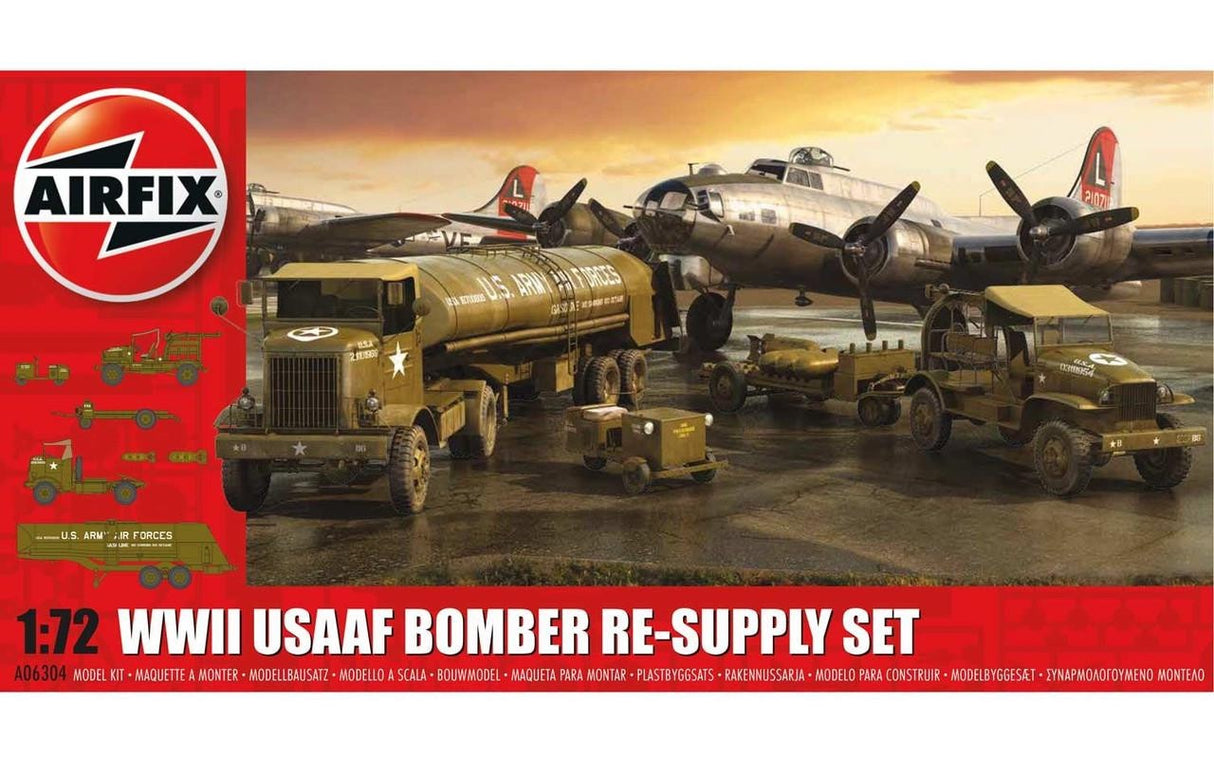 Airfix 1/72 WWII USAAF Bomber Re-Supply Set #A06304