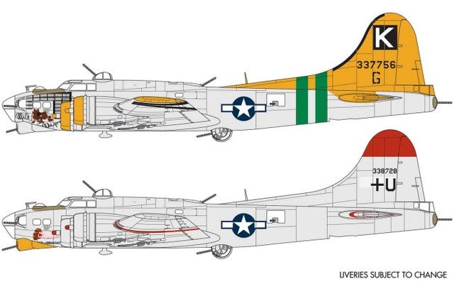 Airfix 1/72 B17G Flying Fortress USAAF Bomber - ARX8017