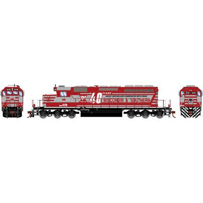 Athearn HO SD40-2, Wisconsin Southern (WAMX) 40th  #4170