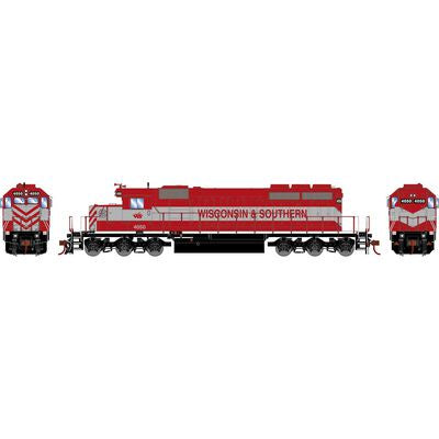Athearn HO SD40-2 w/Econami DCC & Sound, Wisconsin Southern (WAMX) #4050