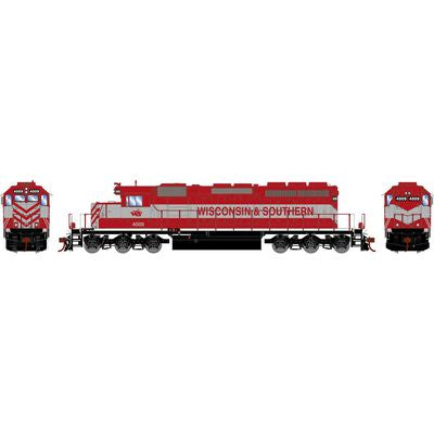 Athearn HO SD40-2 w/Econami DCC & Sound, Wisconsin Southern (WAMX) #4009