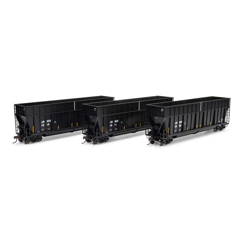 HO ATH Berwick Bathtub Extended Side Gondola, JAMX #1008/1011/1012 (3)