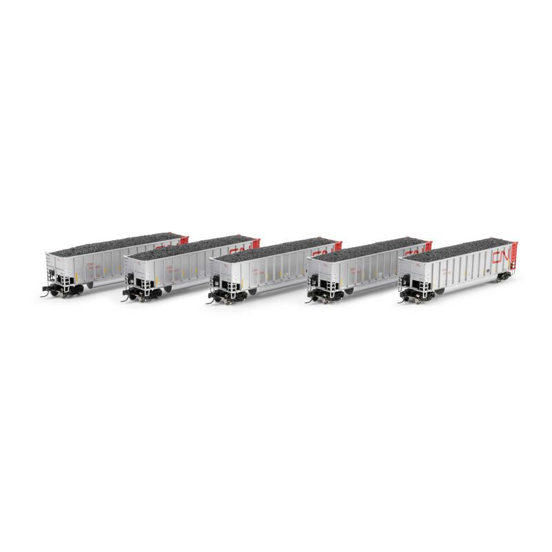 Athearn N Bethgon Coalporter w/Coal Load, CNA #192025/192037/192048/192054/192062 (5)