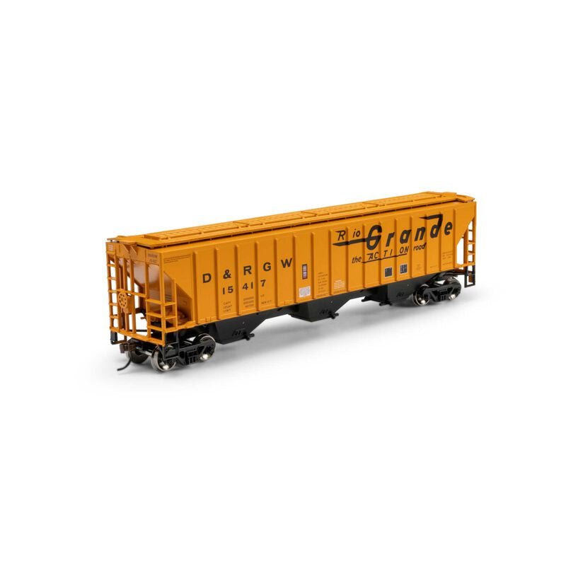 Athearn HO PS 4740 Covered Hopper, DRGW #15417