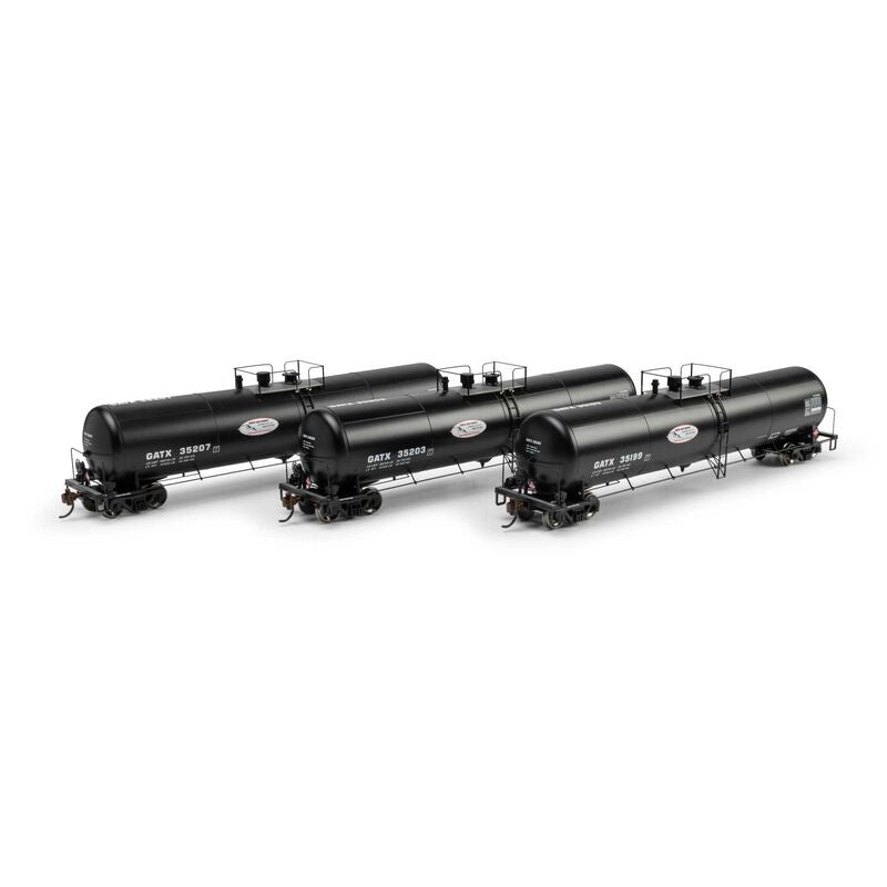Athearn HO 30K Ethanol Tank Car, GATX #35199/35203/35207 (3)