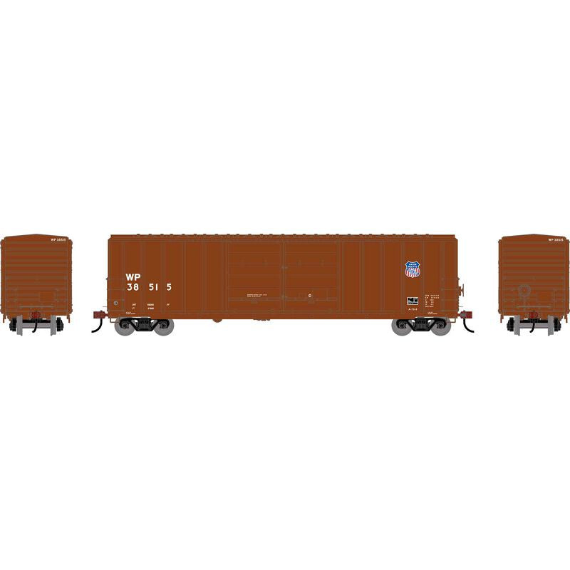 Athearn HO 50' FMC 5077 Centered Double Door Box Car, Western Pacific (WP) #38515