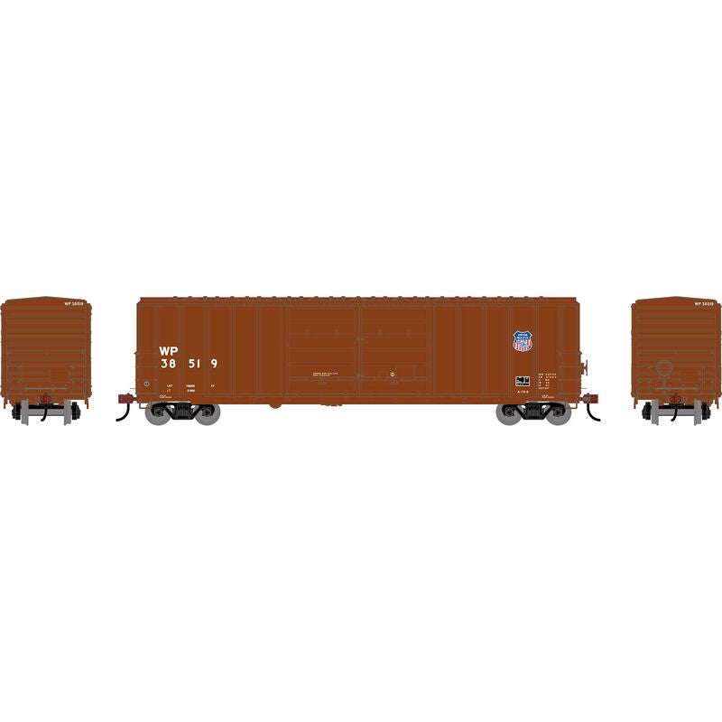 Athearn HO 50' FMC 5077 Centered Double Door Box Car, Western Pacific (WP) #38519