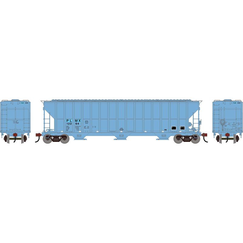 Athearn HO FMC 4700 Covered Hopper, PLMX #12264