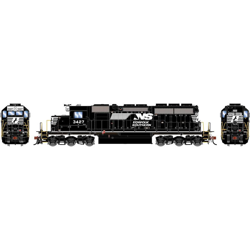 Athearn HO SD40 Locomotive, Norfolk Southern (NS) #3427