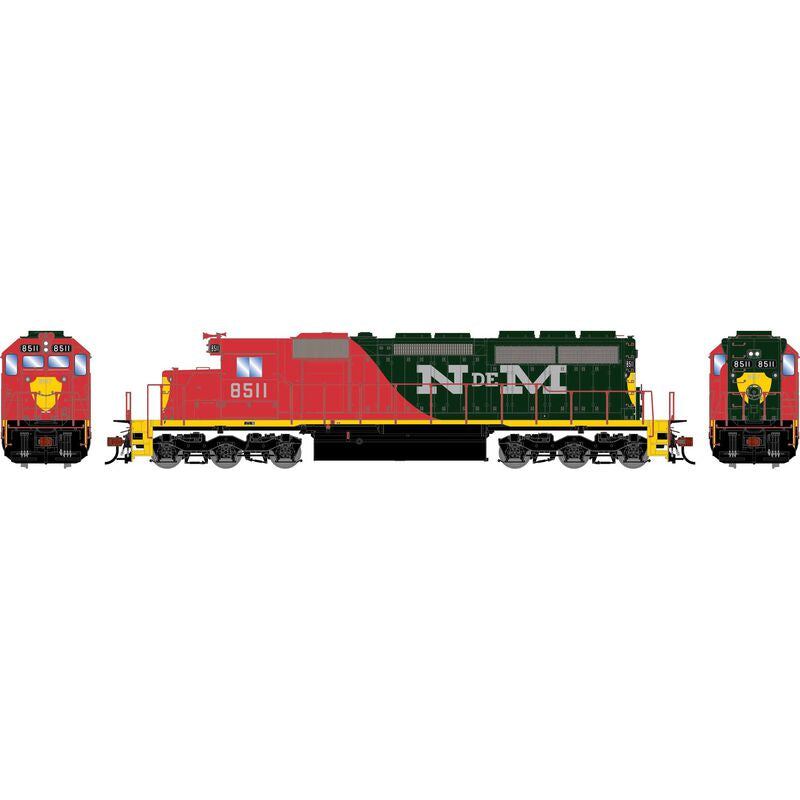 Athearn HO SD40 Locomotive w/DCC & Sound, NdeM #8511