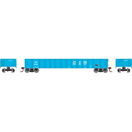 Athearn N 52' Mill Gondola, CW/Oregon Steel #5055 - ATH1366
