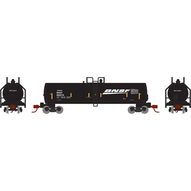Athearn N RTC 20,900 Gallon Tank, BNSF #880076 - ATH13741