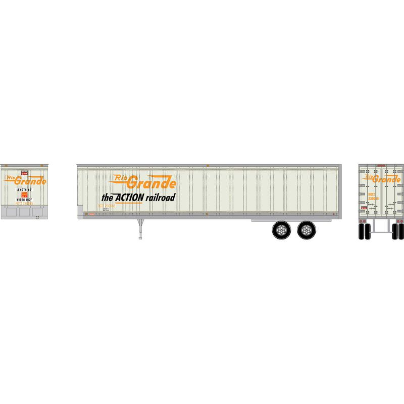 Athearn HO RTR 45' Trailer, RGTZ #230085 - ATH15516