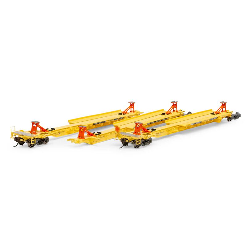 Athearn HO RTR 57' Trinity Spine Car,TTRX/Faded #361113(3)