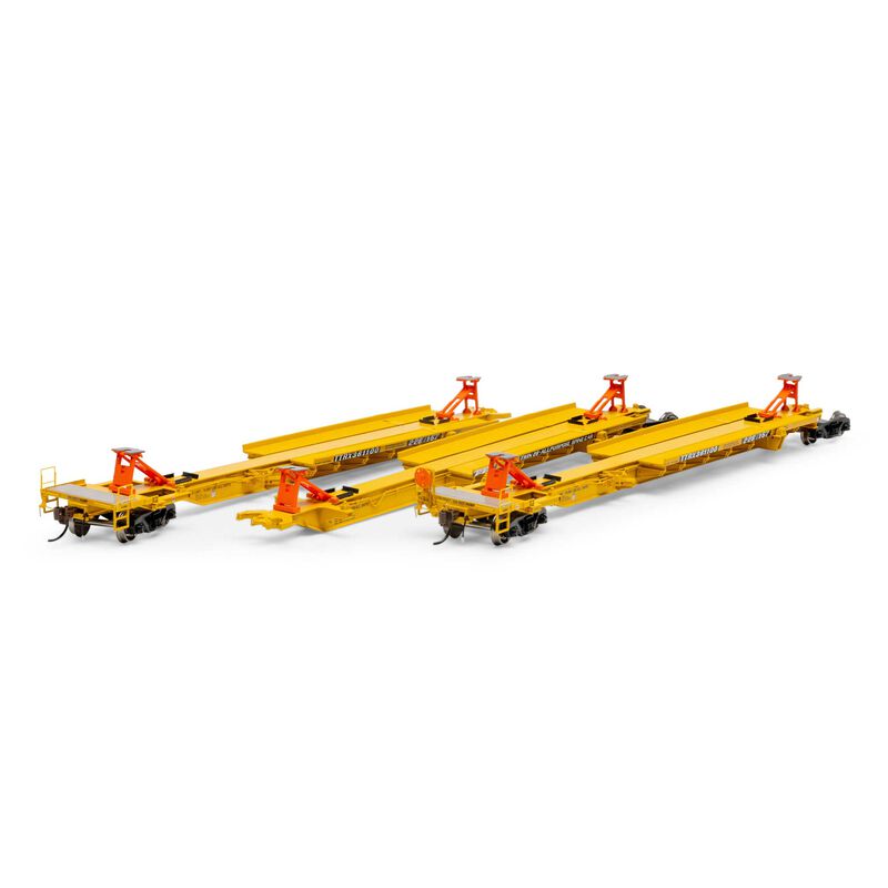 Athearn HO RTR 57' Trinity Spine Car, TTRX #361100 (3)
