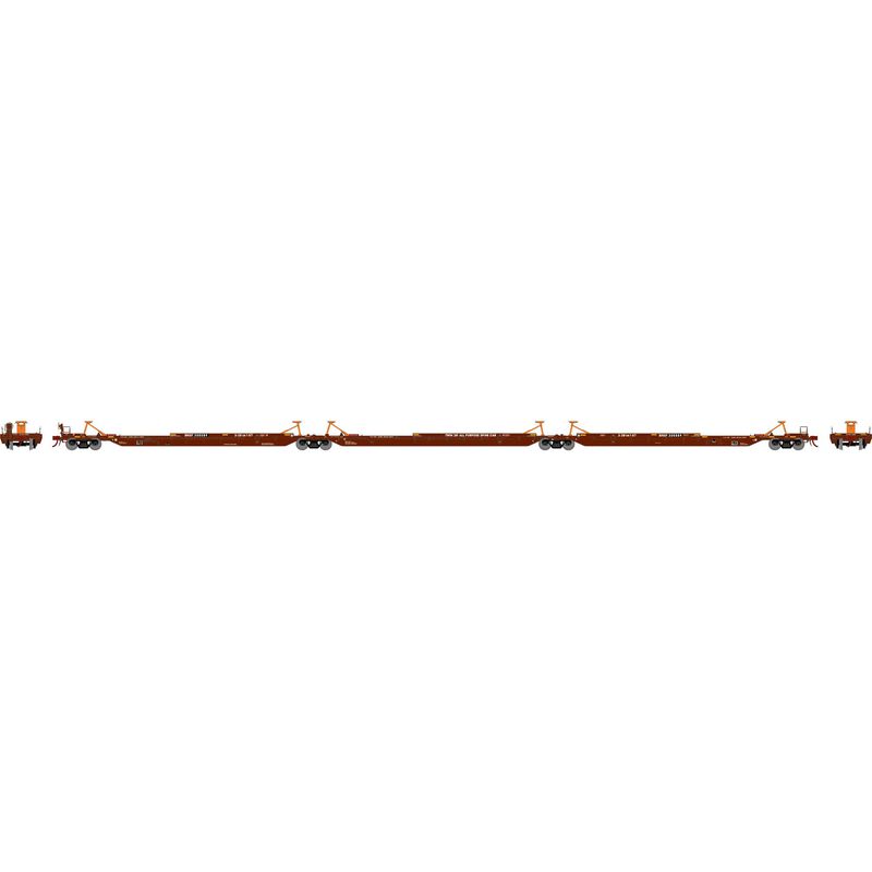 Athearn HO RTR 57' Trinity Spine Car, BNSF #300589 (3)