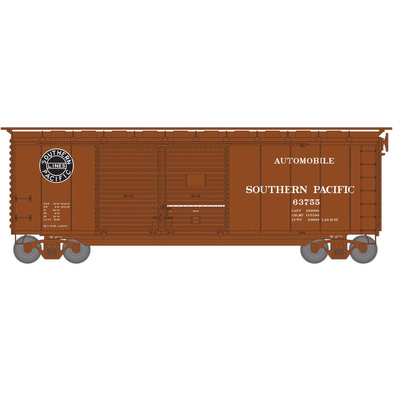 Athearn HO RTR 40' Double Door Box, SP #63755 - ATH16054