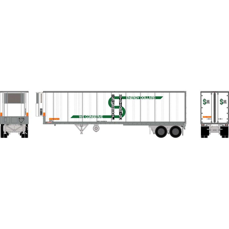 Athearn HO RTR 40' Fruehauf Z-Van Trailer, IMSZ #470244 - ATH16070