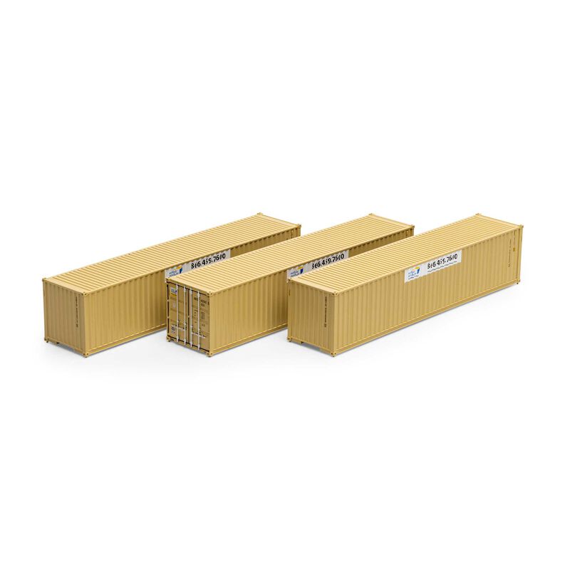 Athearn HO 40' Low Cube Container, ANYU #2 (3)