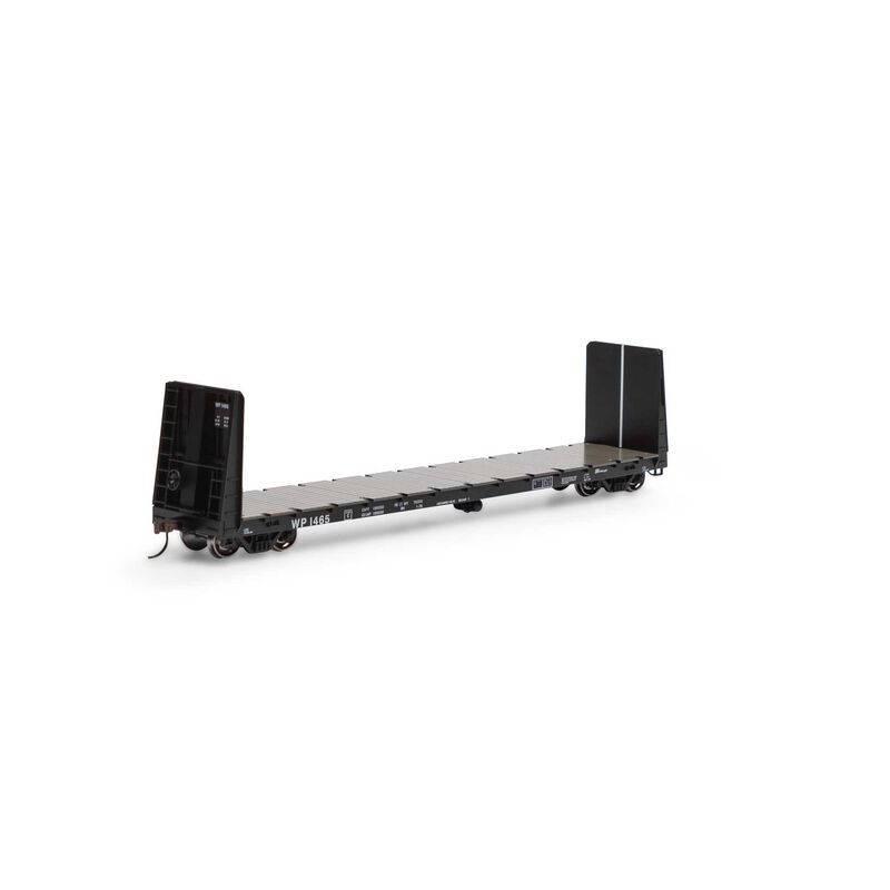 Athearn HO RTR 60' Bulkhead Flat, WP #1465 - ATH17085