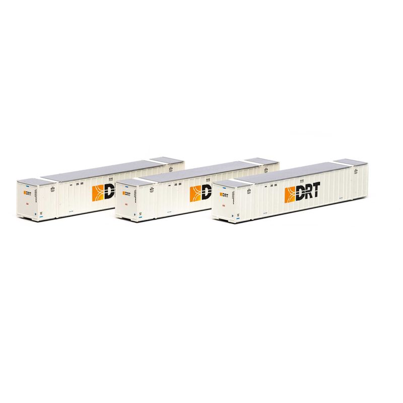 Athearn N 53' Stoughton Container, DRT (3) - ATH17655