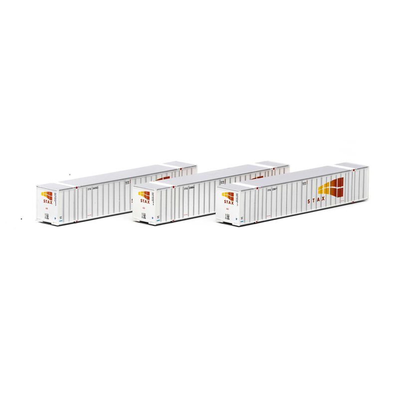 Athearn N 53' Stoughton Container, STAX (3) - ATH17657