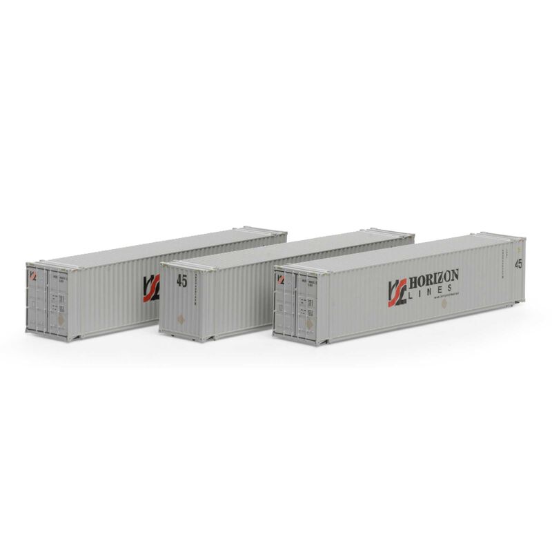 Athearn N 45' Container, Horizon Lines #1 (3) - ATH17900