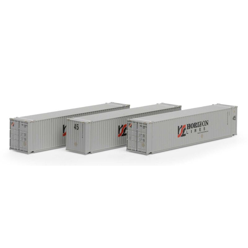 Athearn N 45' Container, Horizon Lines #2 (3) - ATH17901