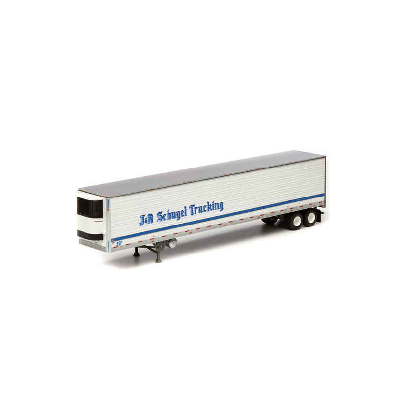 Athearn HO RTR 53'Utility Reefer Trailer,J&R Schugel#91196 - ATH17983