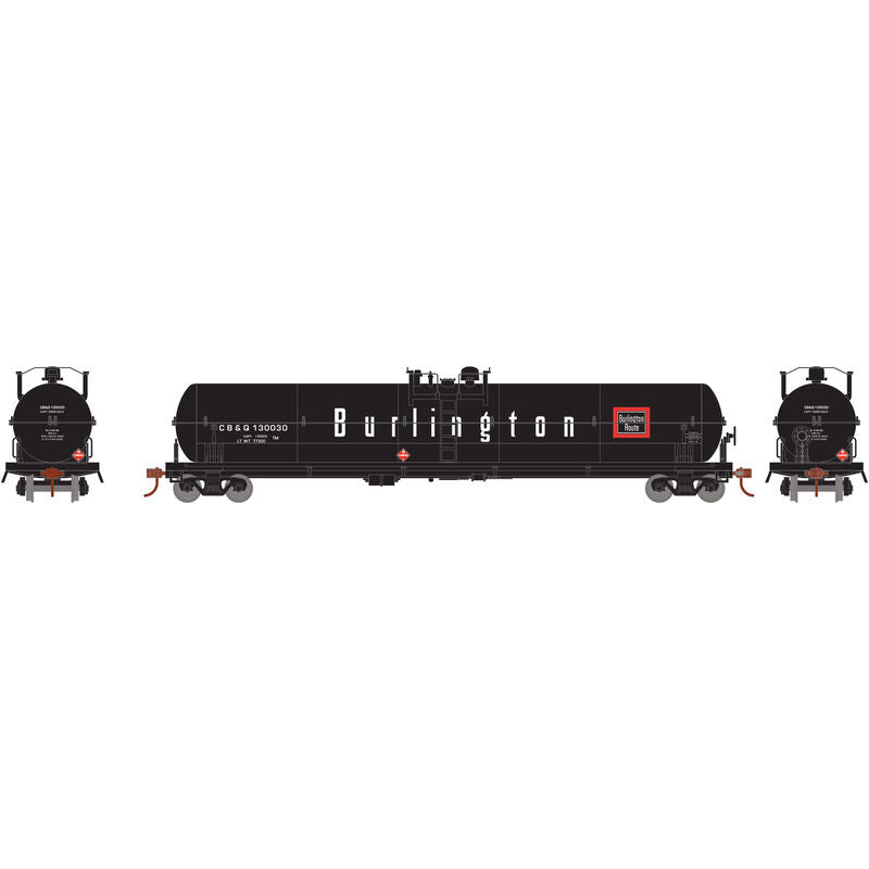 Athearn HO RTR 62' Tank, CB&Q #130030 - ATH18006