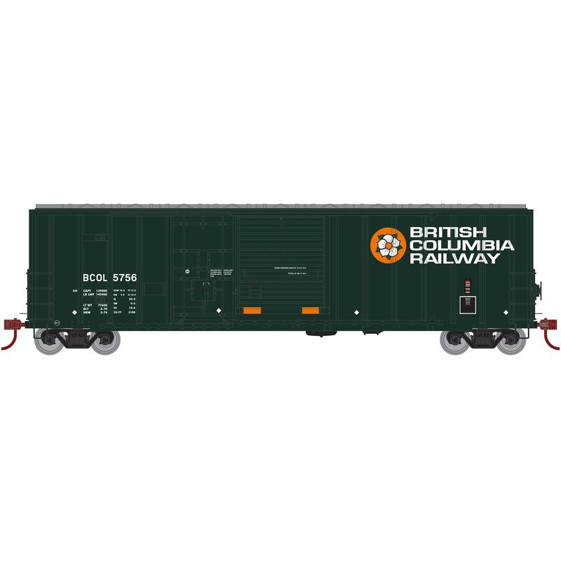 Athearn N 50' FMC Ex-Post Combo Door Box, BCR #5756 - ATH20098