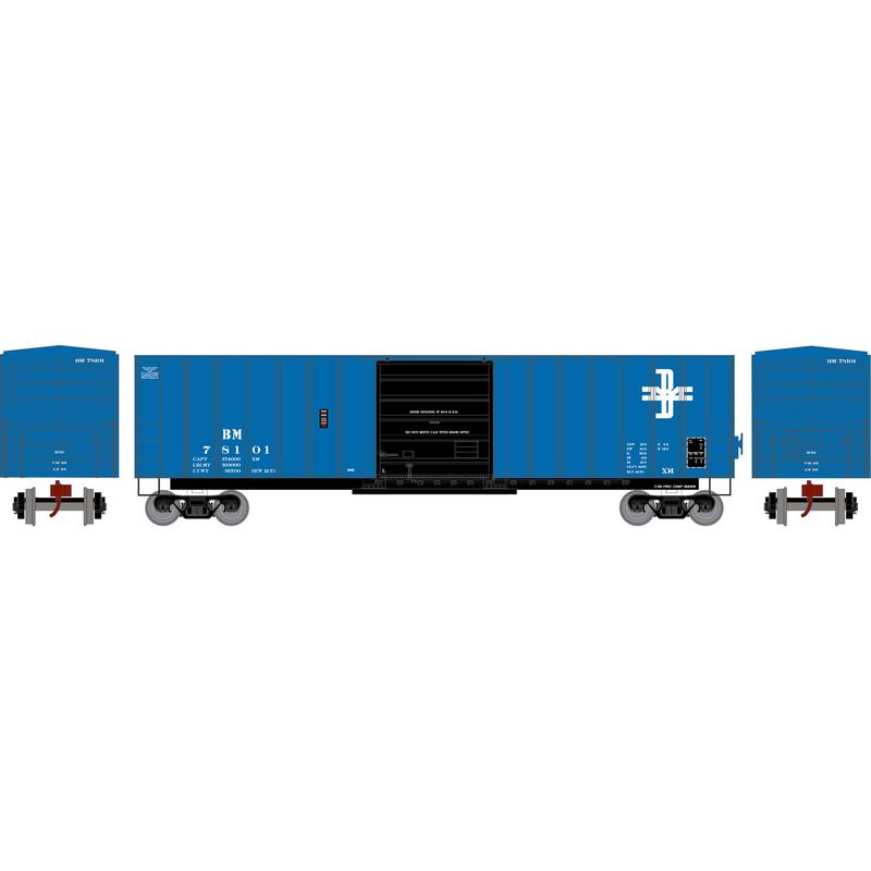 Athearn N 50' SIECO Box, B&M #78101 - ATH22369