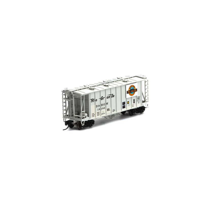 Athearn N GATC 2600 Airslide Hopper, D&RGW #18182 - ATH23483