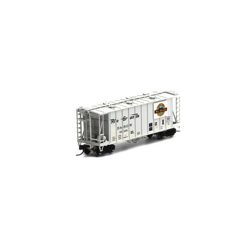 Athearn N GATC 2600 Airslide Hopper, D&RGW #18184 - ATH23484