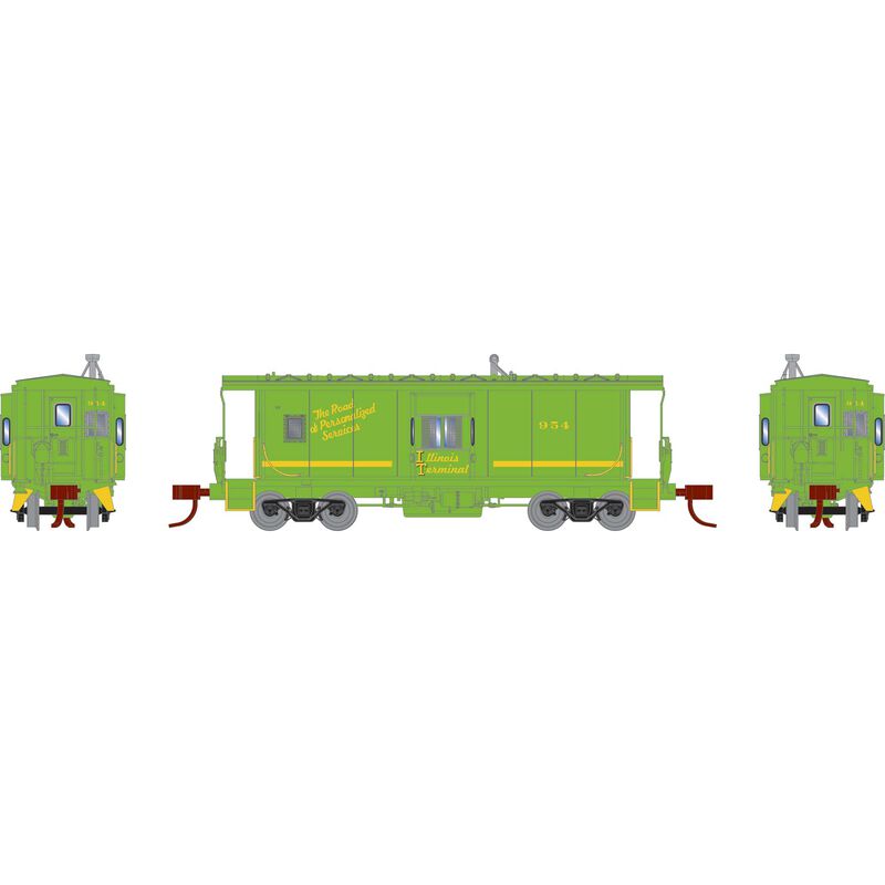 Athearn N Bay Window Caboose, IT #954 - ATH24326