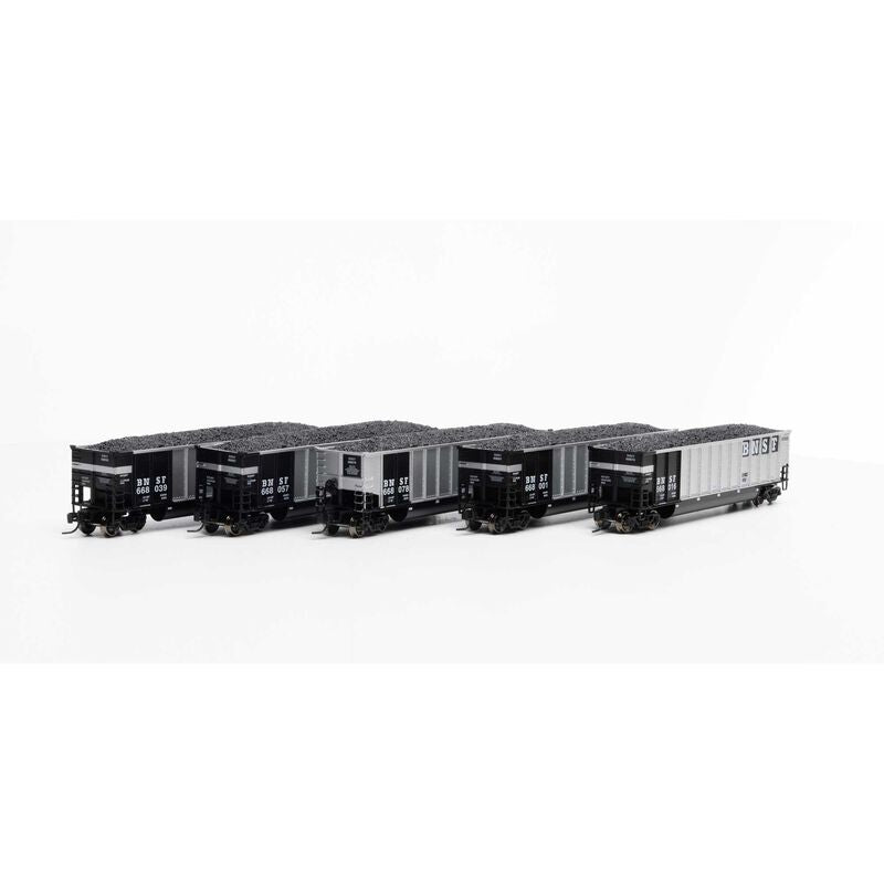 Athearn N  Bethgon Coalporter w/Load, BN SF #1 (5)