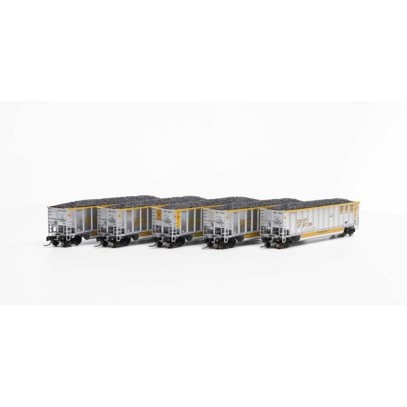 Athearn N  Bethgon Coalporter w/Load, CSX #1 (5)