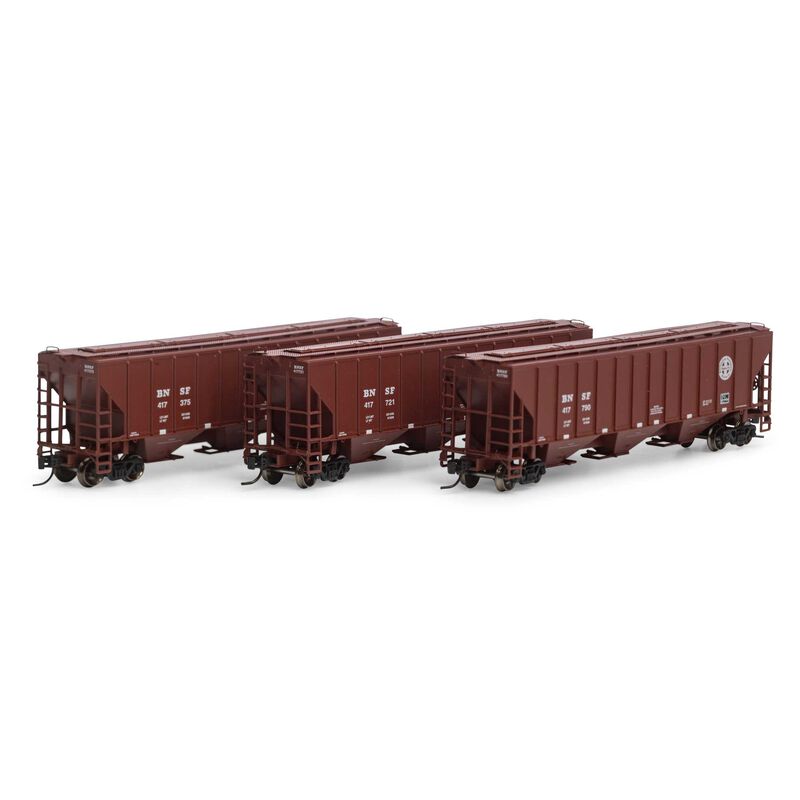 Athearn N PS 4427 Covered Hopper, BNSF #(3) - ATH25437