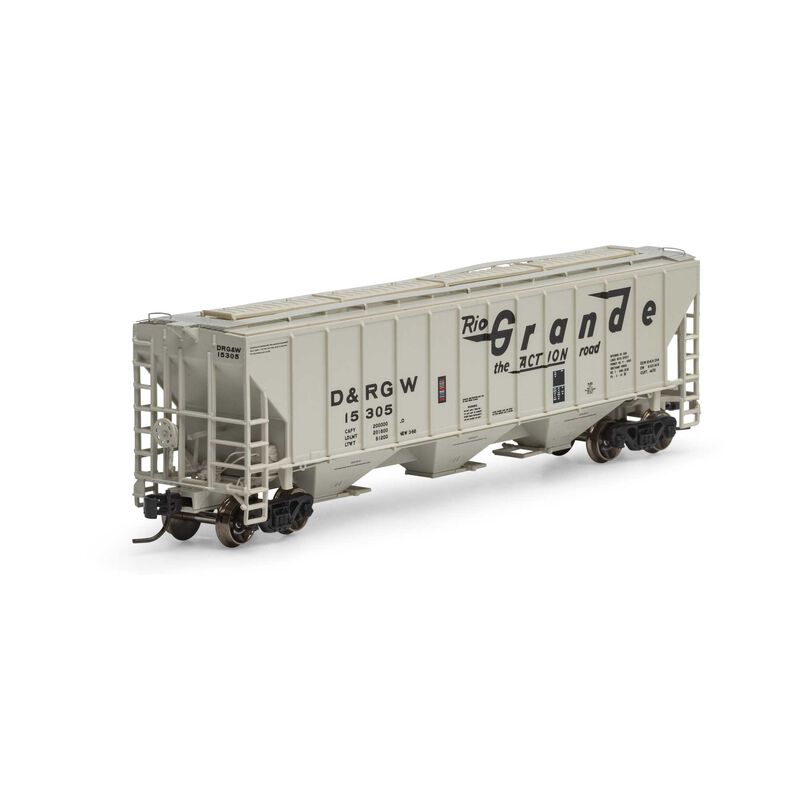 Athearn N PS 4427 Covered Hopper, D&RGW #15305 - ATH25451