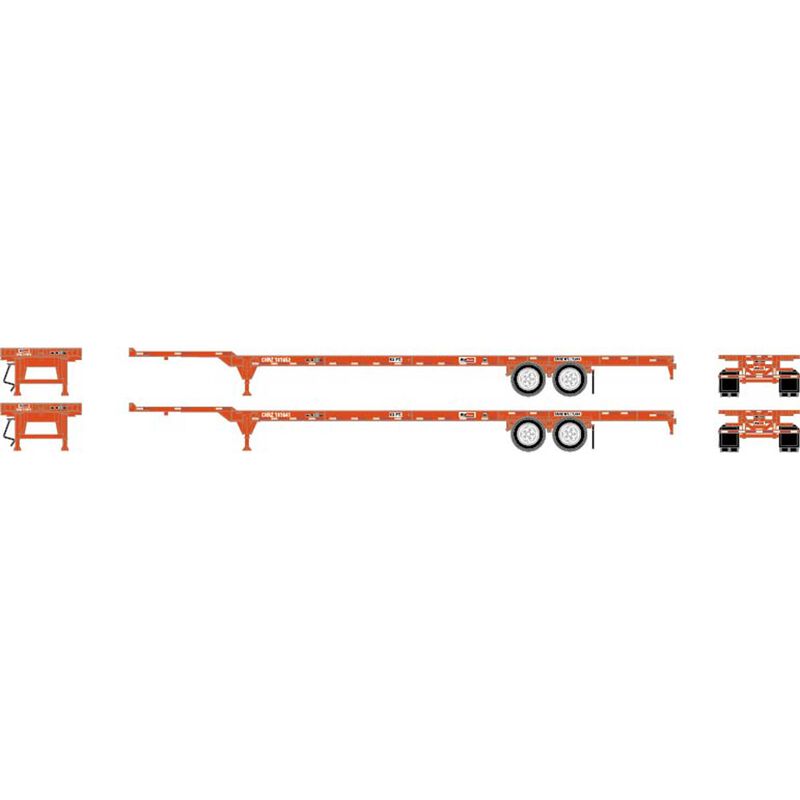 Athearn HO RTR 53' Chassis, CN (2) - ATH26037