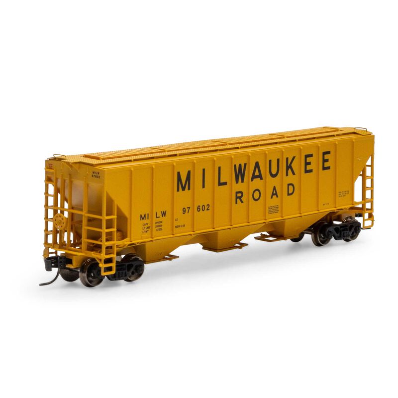 Athearn N PS 4427 Covered Hopper, MILW #97602
