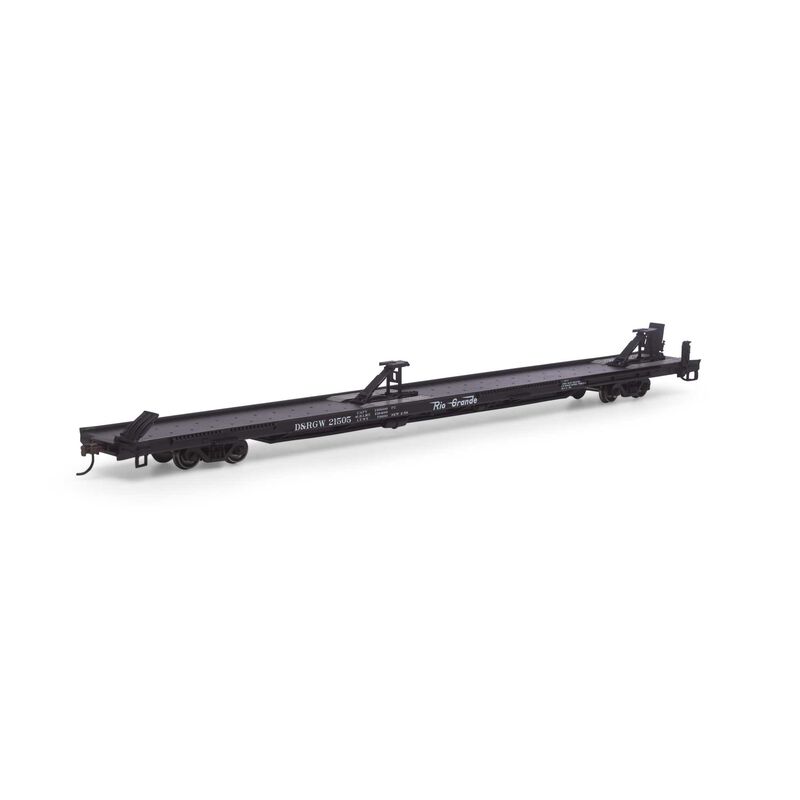 Athearn HO RTR 85' TOFC Flat, D&RGW #21505 - ATH27660