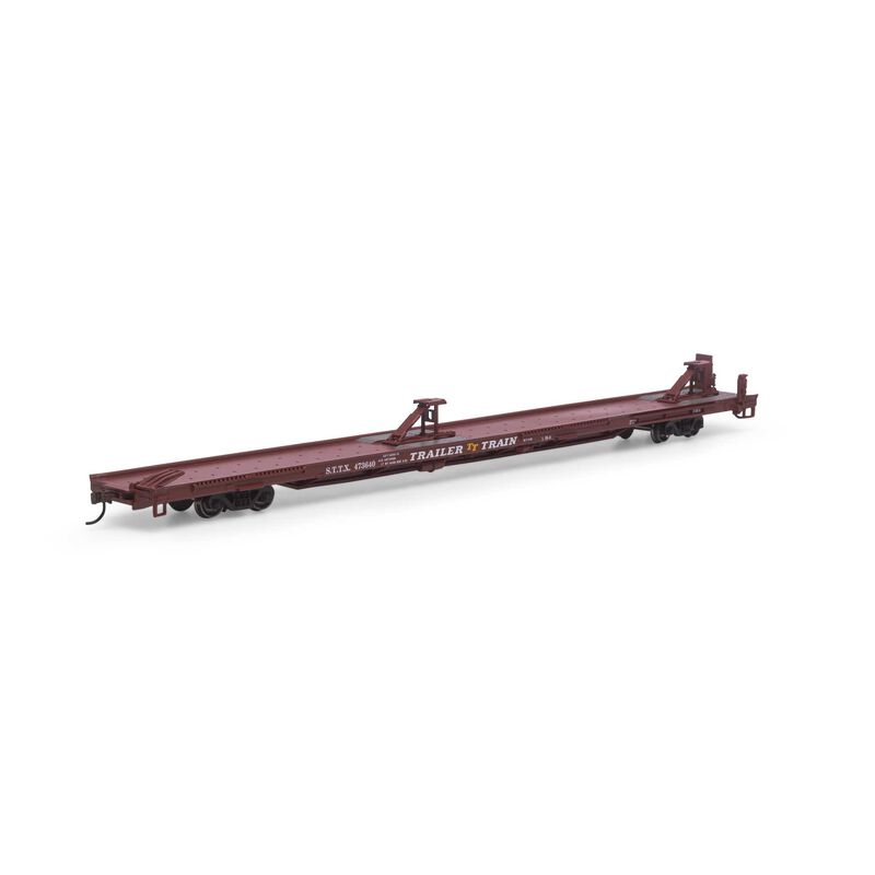 Athearn HO RTR 85' TOFC Flat, TT/STTX #473640 - ATH27663