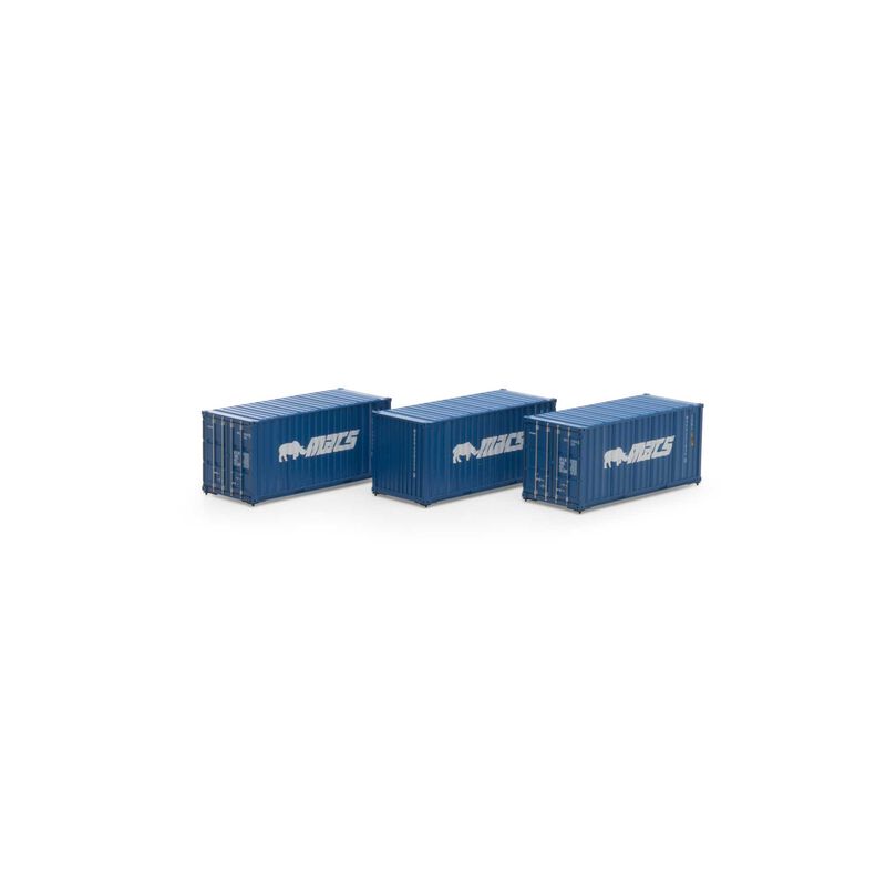 HO RTR 20' Corrugated Container, MOCU #2 (3)