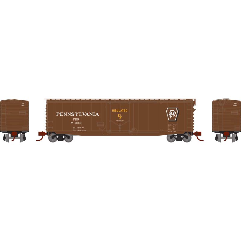 Athearn N 50' PS-1 Plug Door Smooth Side Box, PRR #21006 - ATH2844
